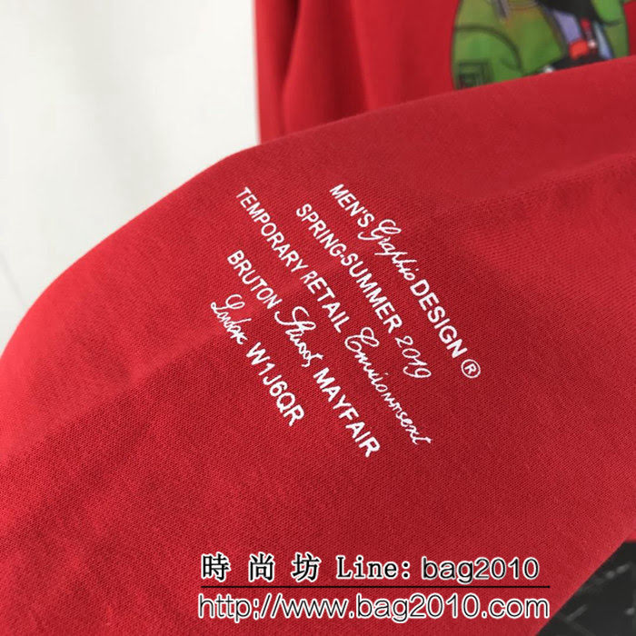 LV路易威登 19ss秋冬 新年款 中國紅財神 帽子刺繡字母衛衣 男女同款 ydi2452